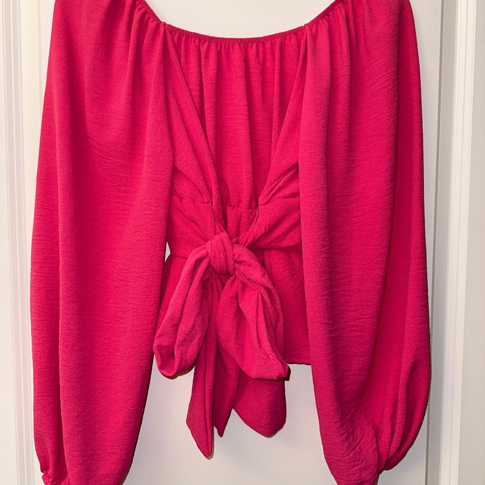 Altar'd State Babydoll Blouse, Size Medium - Picture 3 of 5